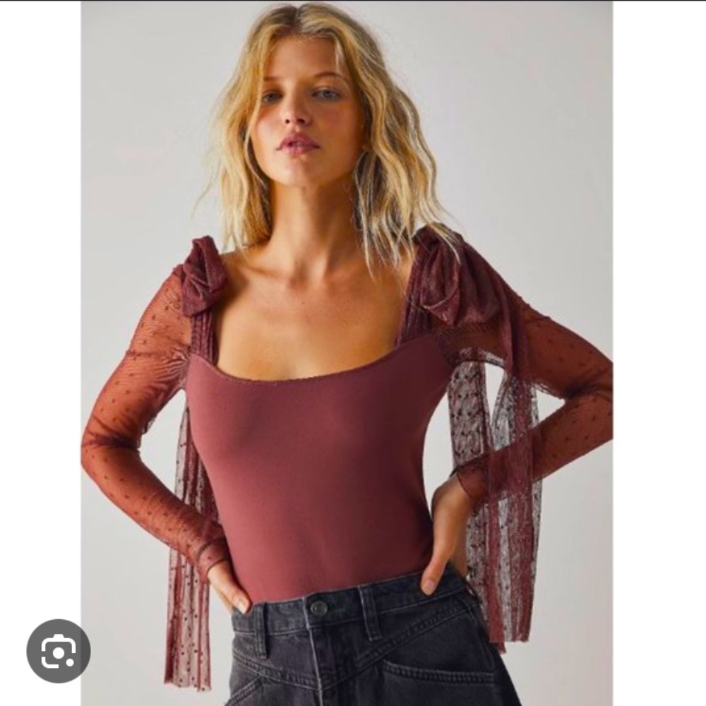Free People Tongue Tied Bodysuit - NWT